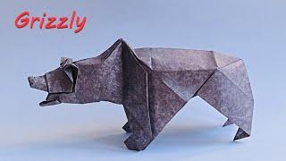 Origami Grizzly 2.0, step by step tutorial