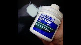 Удаление царапин после вандалов, пробую шпатлевку Evercoat Easy Sand