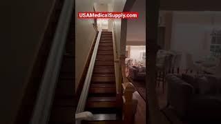 Harmar Pinnacle SL300 Stairlift installed by USA Medical Supply  #shorts #stairlifts