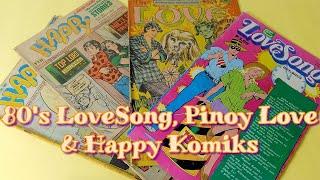 80's Love Song, Pinoy Love & Happy Komiks || Vintage Pinoy Komiks