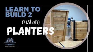 How to Build Custom Planter Boxes - Perfect for Your Patio or Garden !