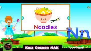 Learn ABC letters with KIdz Corner Mak they will sing A for Apple, B for Ball all the way to z.