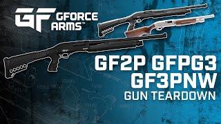 GForce Arms - GF2P GF3PNW GFPG3 Pump-Action Shotgun Firearm Teardown