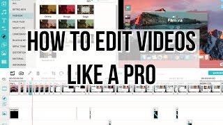 HOW TO EDIT YOUTUBE VIDEOS LIKE A PRO! with Filmora Editing Tutorial