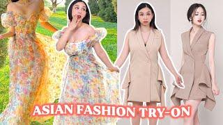 Asian Fashion Try-On Haul *Finding Clothes For My New Body *
