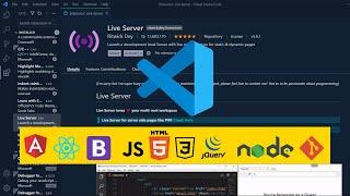 VS Code setup for Web Development with amazing extensions | Visual Studio Code Extensions Full Setup