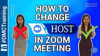 How To Change Host In Zoom Meeting | Transfer Zoom Meeting Ownership | Zoom Tutorial