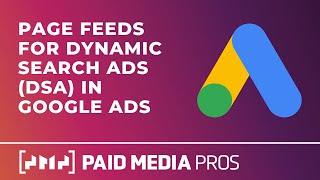 Google Ads Dynamic Search Ads Page Feeds