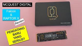 Pendatang Baru yang Serius? | MCQUEST DIGITAL FALCON & RAPTOR X SSD REVIEW