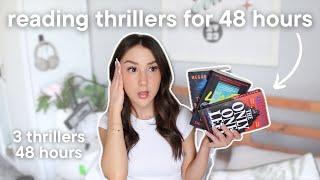 reading thrillers for 48 hours spoiler free reading vlog