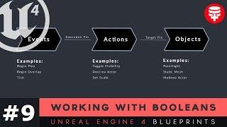 Working With Booleans - #9 Unreal Engine 4 Blueprints Tutorial Series