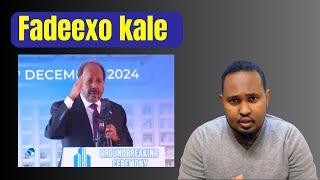 Hassan Sheikh oo Fadeexo kale dhextaagan!!