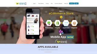 eStore2App Prestashop Magento Opencart Shopify Mobile App Builder for Android and iOS