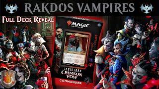 "Vampiric Bloodline" Full Deck Reveal - Crimson Vow | The Command Zone 430 | Magic The Gathering