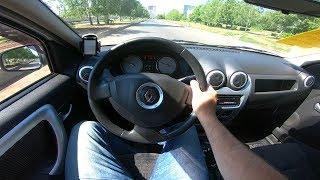 2013 Renault Logan 1.6L POV Test Drive