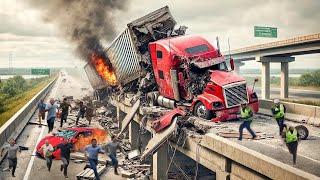 Idiots Dangerous Truck & Car Crash ! Stupid Drivers Compilation - Bad Driver