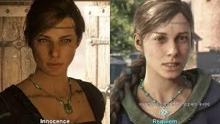 A Plague Tale Innocence vs Requiem Characters Comparison