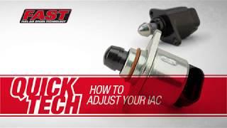 FAST Quick Tech: How to Adjust Your IAC