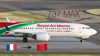 Royal Air Maroc 737 MAX & Lounge  Paris to Casablanca  [FULL FLIGHT REPORT]
