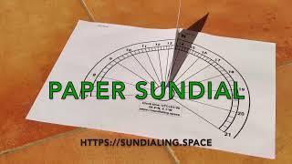 Building a paper sundial