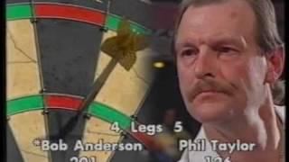 Phil Taylor v Bob Anderson  Lada UK Masters 1992