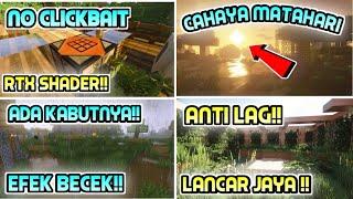 Akhirnya!! 4 Shaders Realistis MCPE Anti Lag Support RAM 1GB/2GB dan SUPPORT ALL DEVICE