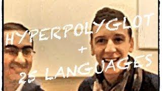 ITALIAN HYPERPOLYGLOT speaks 25 languages (Russian, swedish, farsi, serbian,  etc...)