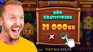 Bonusköp för 50 000 kr för Dog House Megaways big win hos Jackpotjoy Casino