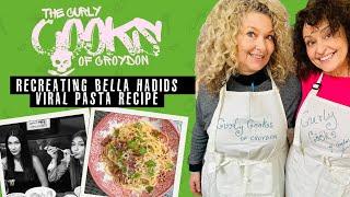 CURLY COOKS of CROYDON: Recreating BELLA & GIGA HADID's Viral PASTA Recipe