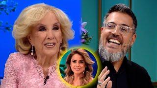 ¡NI ACOMODARSE PUDO! Apenas empezó la mesa, Mirtha arrinconó a Rolando Barbano sobre Marina Calabró