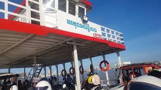 Chaktumok river view from areyskat ferry to Phnom Penh  #kohnorea #areyksat #kohpich