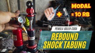 Membuat Alat Isi Nitrogen Shockbreker Variasi Tabung || MODAL 10rb