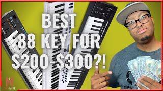 BEST 88-Key Midi Controllers From $200-$300! |Keystation 88 vs Impact GXP88 vs Keylab 88 Essential|