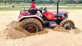 tractor | mahindra tractor | tractor stuck in the sand