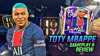 TOTY MBAPPE GAMEPLAY & REVIEW FIFA MOBILE 21 || BEST ST || FIFA MOBILE 21