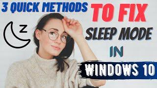 How to fix sleep mode issue in windows 10 { QUICK FIX - 3 METHODS } | eTechniz.com 