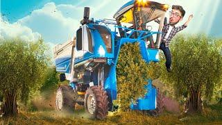 MI PRIMERA VEZ COSECHANDO ACEITUNAS en FARMING SIMULATOR 25  #48