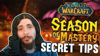 SoM Tips you NEED to know  - WoW Classic Season of Mastery