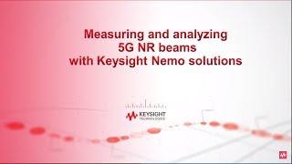 5G NR beam coverage and quality field measurement with Nemo solutions