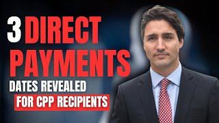 Seniors You Must Know About This | 3 Direct Payments Dates Revealed for Low Income CPP Recipients