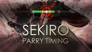 SEKIRO Parry Timing Visualized