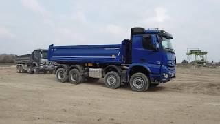 Mercedes-Benz Arocs 8x8/4 4153K in the quarry