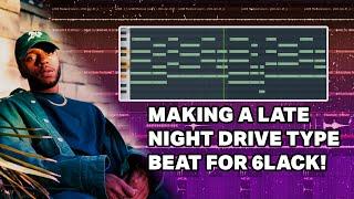 how to make late night rnb | 6lack type beat fl studio tutorial