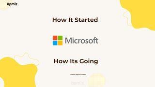 How It Started vs How Its Going - Microsoft | Opmiz