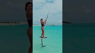 Kitefoiling in paradise!