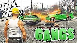 BURNING a Rival Gangs CARS IN OUR HOOD! GTA5 REALISTIC GANG MOD!