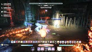 ESO Blackrose Prison Unchained with Heavy Attack Oakensoul Sorcerers Firesong