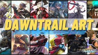 FFXIV - Dawntrail Illustration Compilation