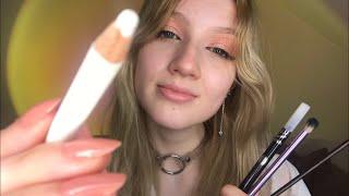 [ASMR] Tracing and drawing on your face ~ tingly personal attention