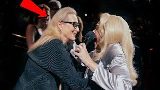 ADELE MEETS MERYL STREEP AT VEGAS CONCERT